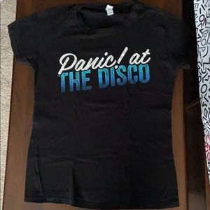 Panic! At The Disco Blue Script T-shirt
